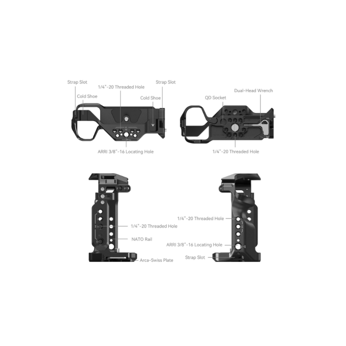 SmallRig Cage for Sony Alpha 7 III / Alpha 7R III - Chính hãng