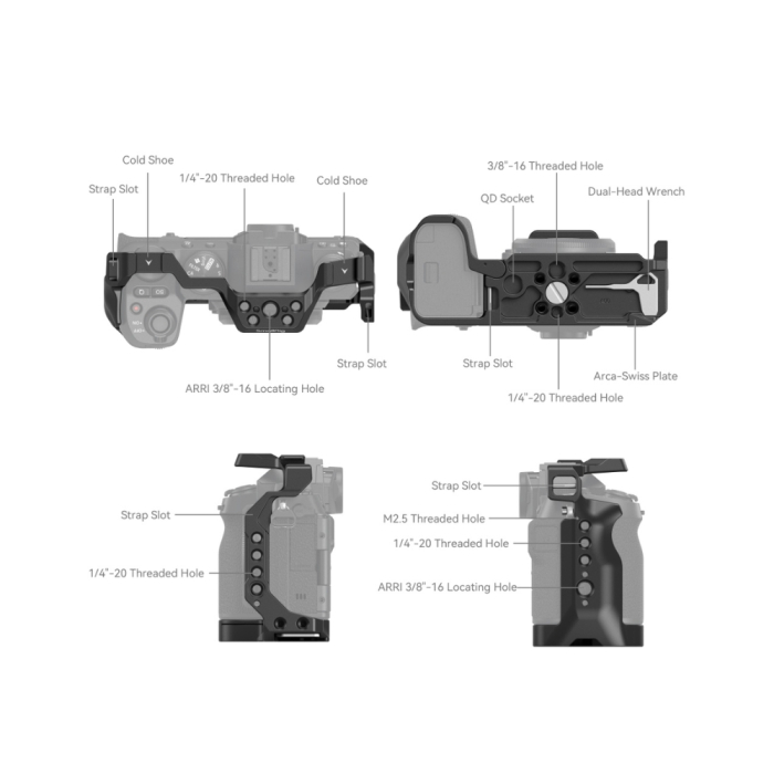 SmallRig Cage for FUJIFILM X-S20 - Chính hãng