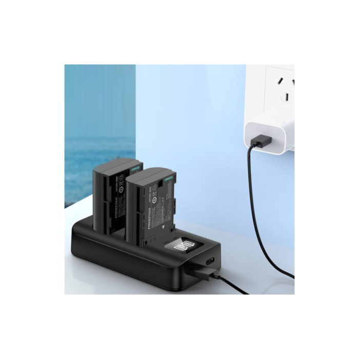 Bộ 2 pin & sạc Pisen LP-E6N dùng cho Canon - Chính hãng