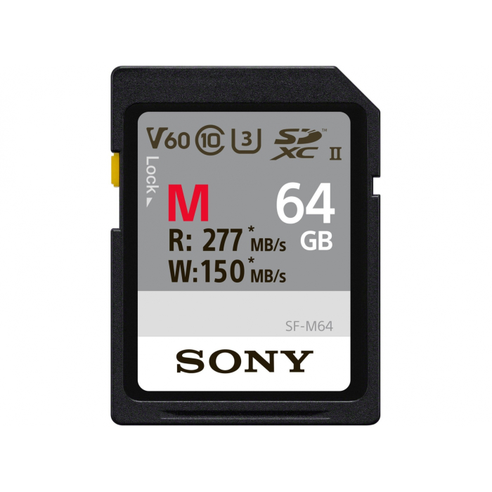 Thẻ nhớ Sony SDXC UHS-II SF-M/T2 64GB 277MB/s