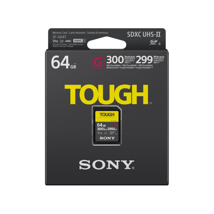 Thẻ nhớ SDXC Sony 64GB SF-G Tough UHS-II
