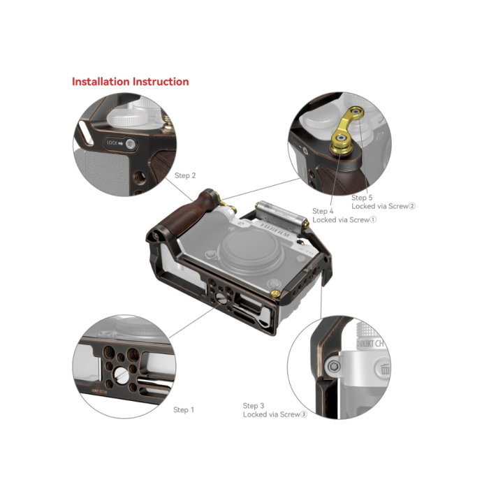 SmallRig Retro Cage for FUJIFILM X-T5 - Chính hãng