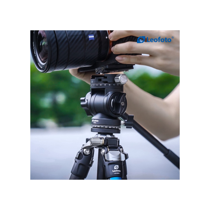 Chân máy quay Leofoto LO-224C + Đầu BV-1R - Chính hãng