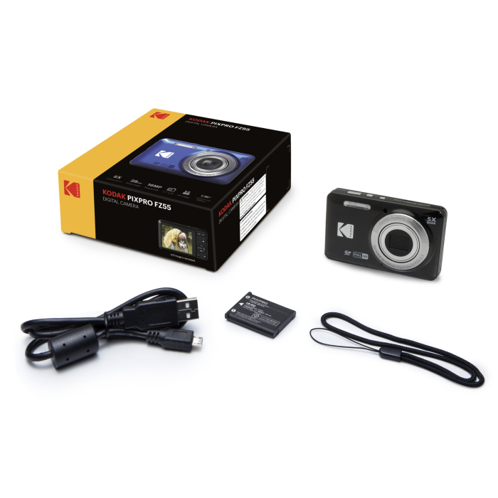 Máy ảnh Kodak PixPro FZ55 Đen