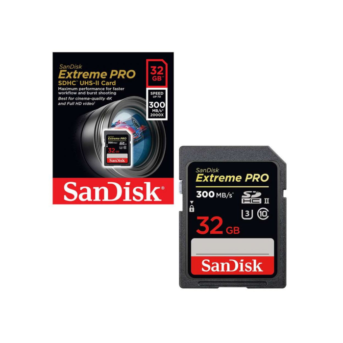 Thẻ nhớ SDHC Sandisk Extreme Pro UHS-II U3 32GB 300MB/s