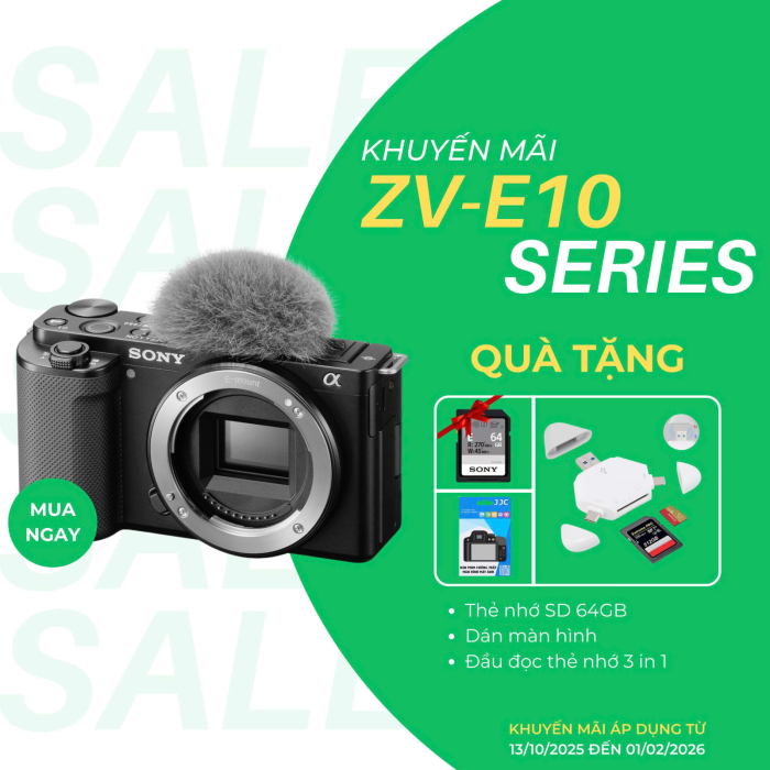 Sony ZV-E10 - (Body) Chính hãng