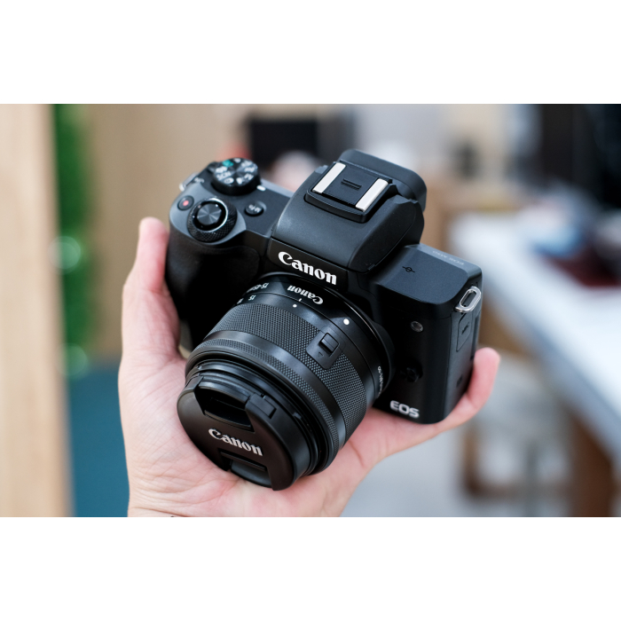 Canon EOS M50 + Lens kit 15-45mm - Likenew 98%